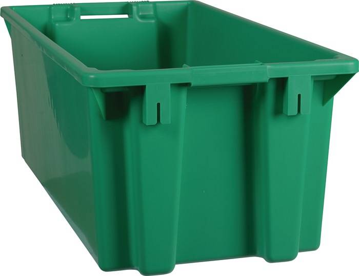 Draaistapelbak PP groen L800xB400xH300 mm-0