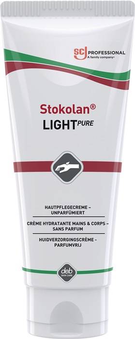 Huidverzorgingscrème Stokolan® Light PURE 100 ml geur-/kleurstofvrij tube STOKOL