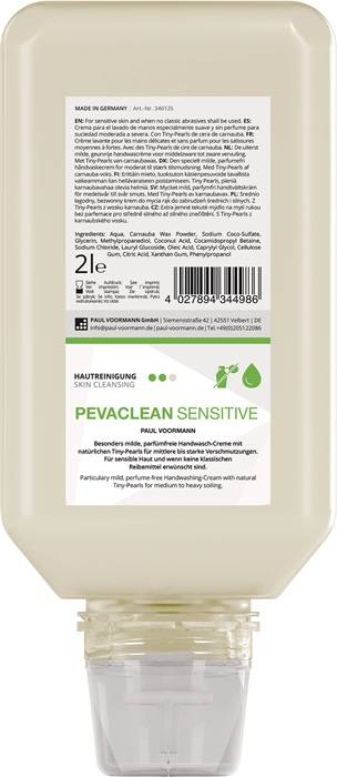 Handwascrème PEVACLEAN Sensitive 2 l ongeparfumeerd zachte fles PAUL VOORMANN
