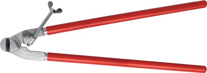 Gootsteunbuigtang D396 lengte 680 mm PVC-gecoat BESSEY