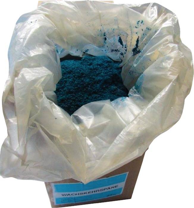 Waskeerspaander blauw 25 kg doos OEL-KLEEN-1