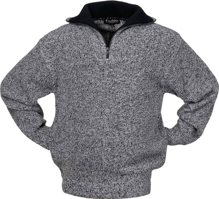 Pullover maat L zwart/wit-gemêleerd SCHEIBLER