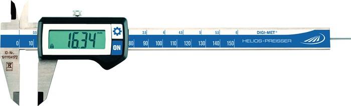 Schuifmaat DIGI-MET® 150 mm digitaal hoekig HELIOS PREISSER-0
