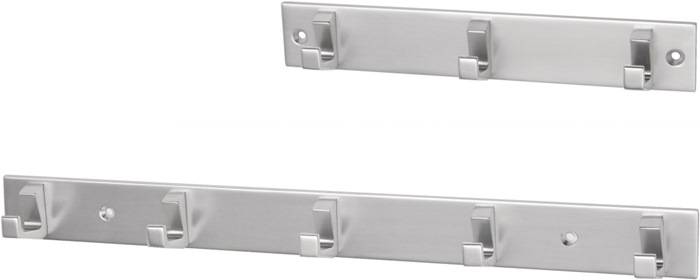 Hermeta handdoekrekje aluminium 3 haaks 21cm 0653-01