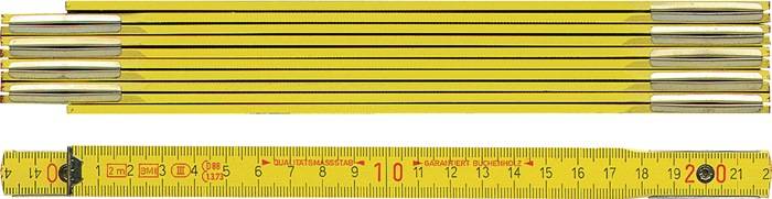 Duimstok lengte 1 m breedte 16 mm mm/cm EG III beuken geel BMI