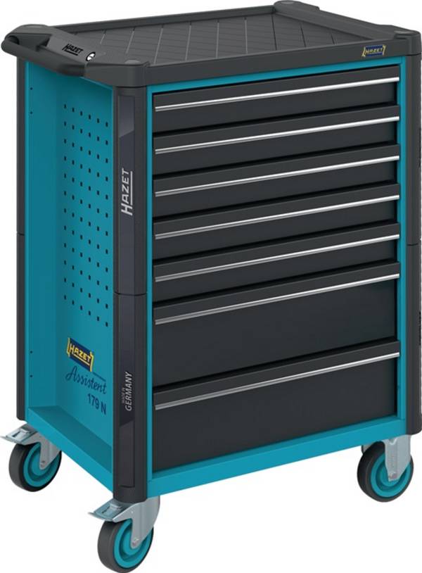 Gereedschapswagen 179N-7 B785xD518xH1020 mm 1000 kg 7 laden staalplaat HAZET