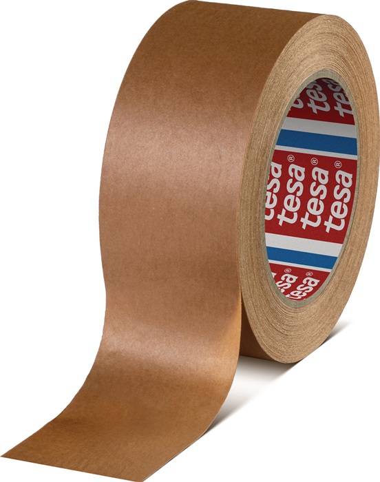 Verpakkingstape papier tesa® 60408 zeemleer lengte 50 m breedte 50 mm TESA-0