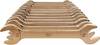 Set dubbele steeksleutels 12-delig SW6-32 mm aluminium-multistof-brons vonkvrij