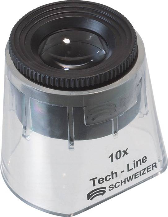 Staande loep Tech-Line vergroting 10x fix lenzen-d. 30 mm SCHWEIZER-0
