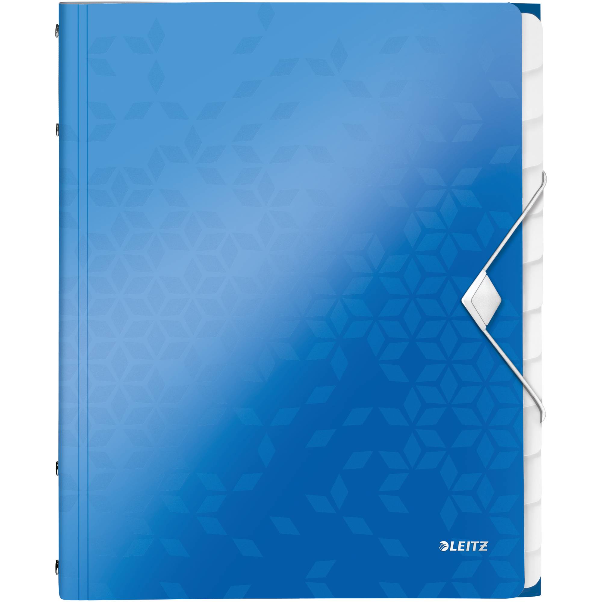Sorteermap Leitz WOW 12 tabbladen PP blauw-0