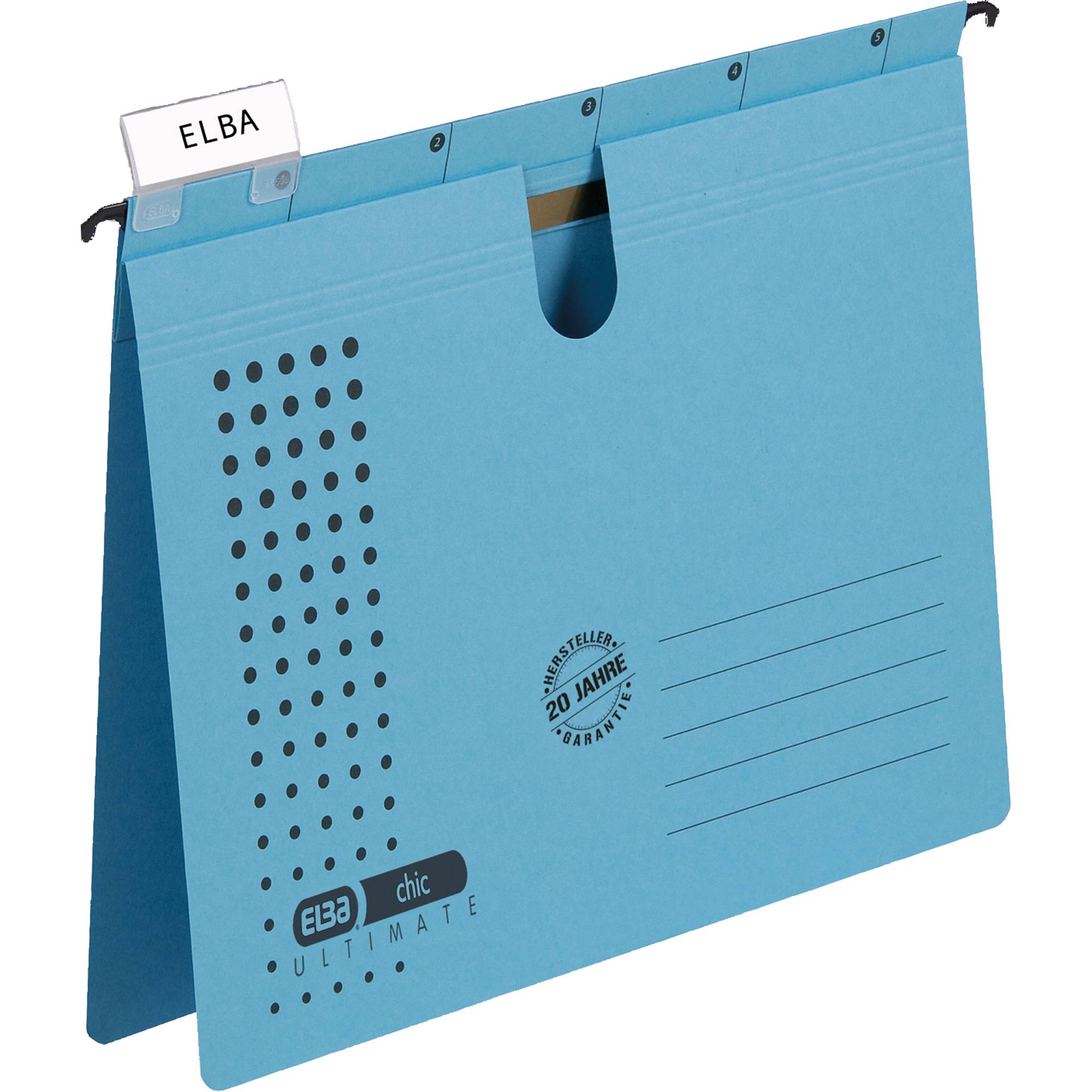 ELBA Hangmap A4 Blauw - 25 Stuks (85741 BL)-0