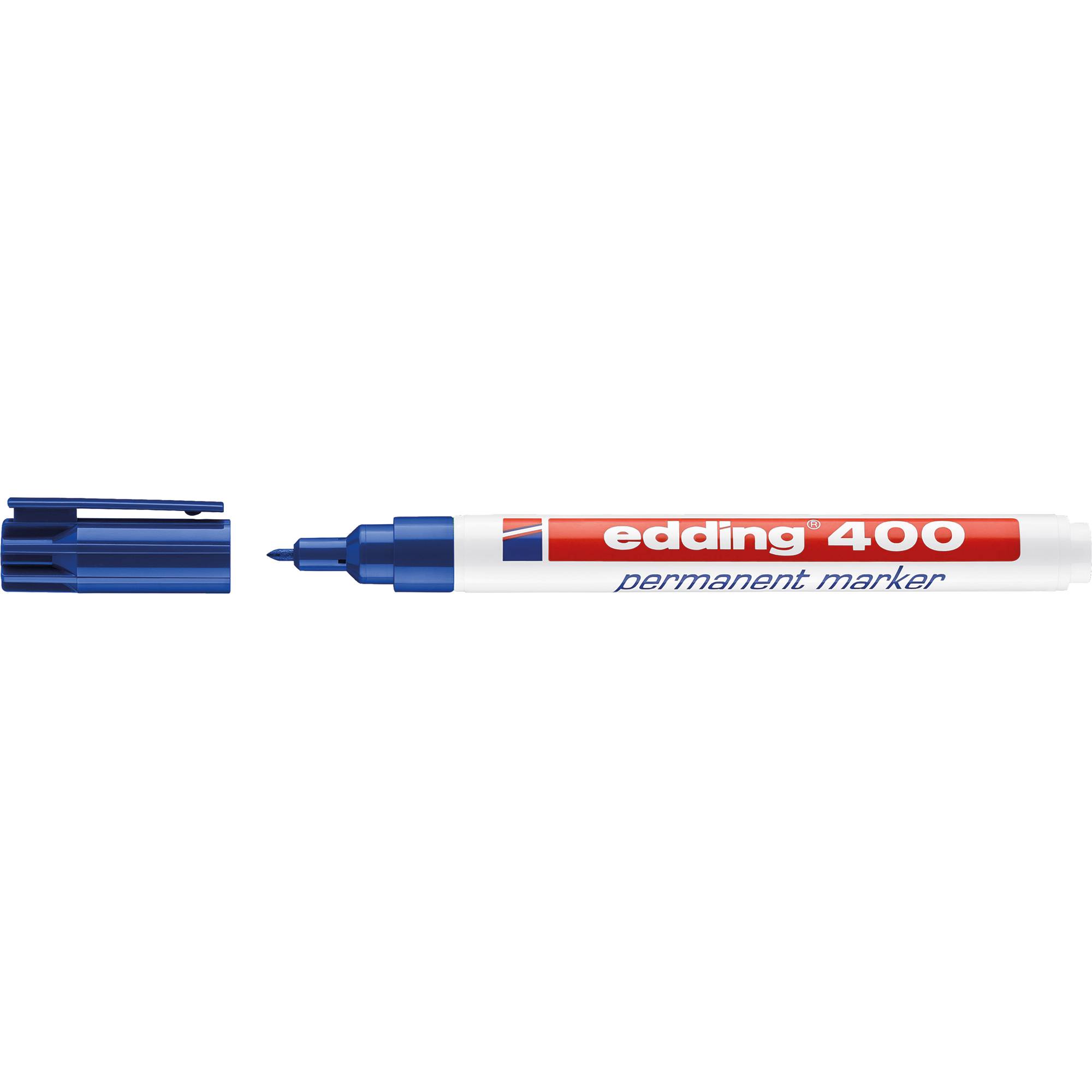 Edding Permanentmarker | blauw | streepbreedte 1 mm ronde punt | 10 stuks - 4-400003 4-400003