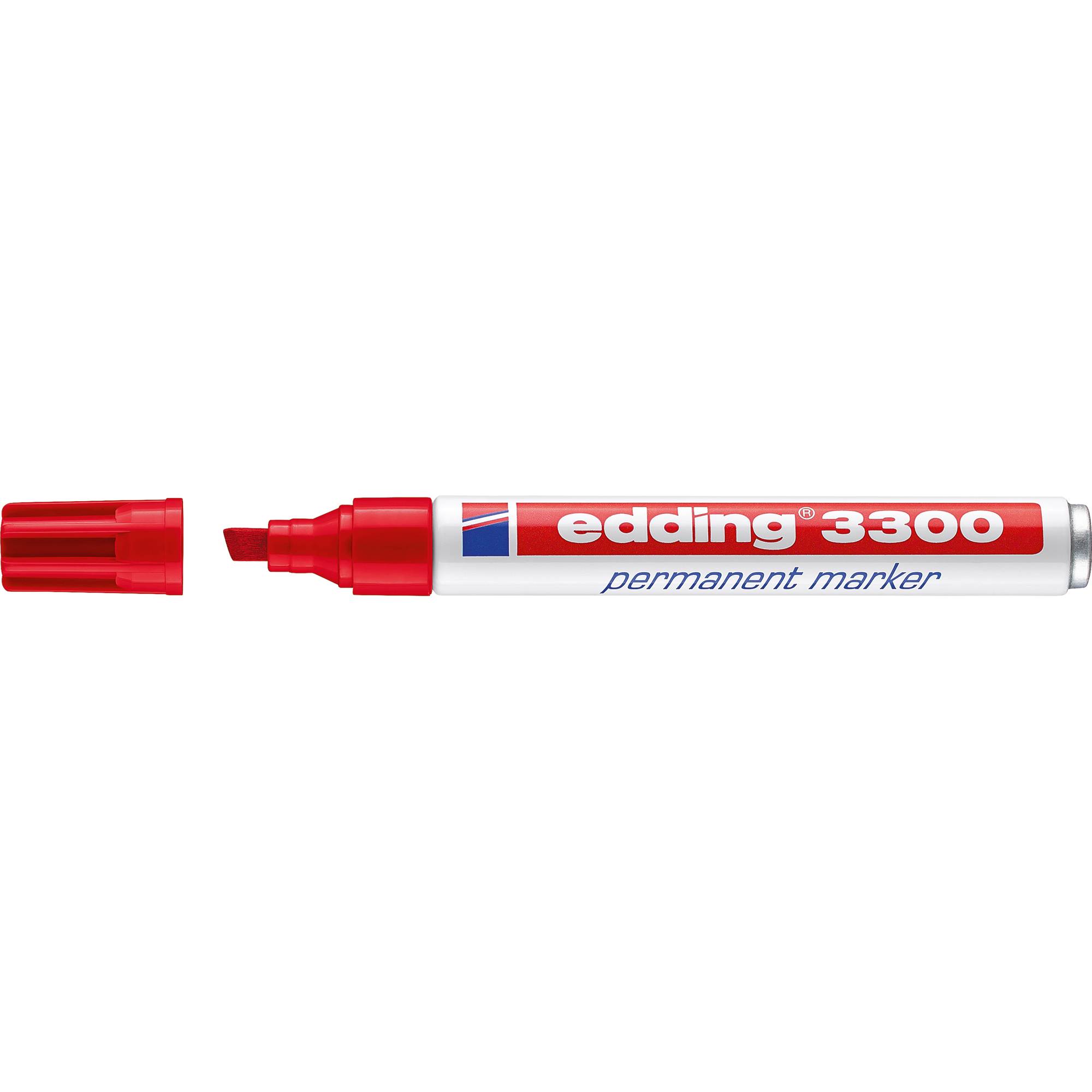 Edding 4004764010202 Edding - Viltstift 3300 schuin 1-5mm rood