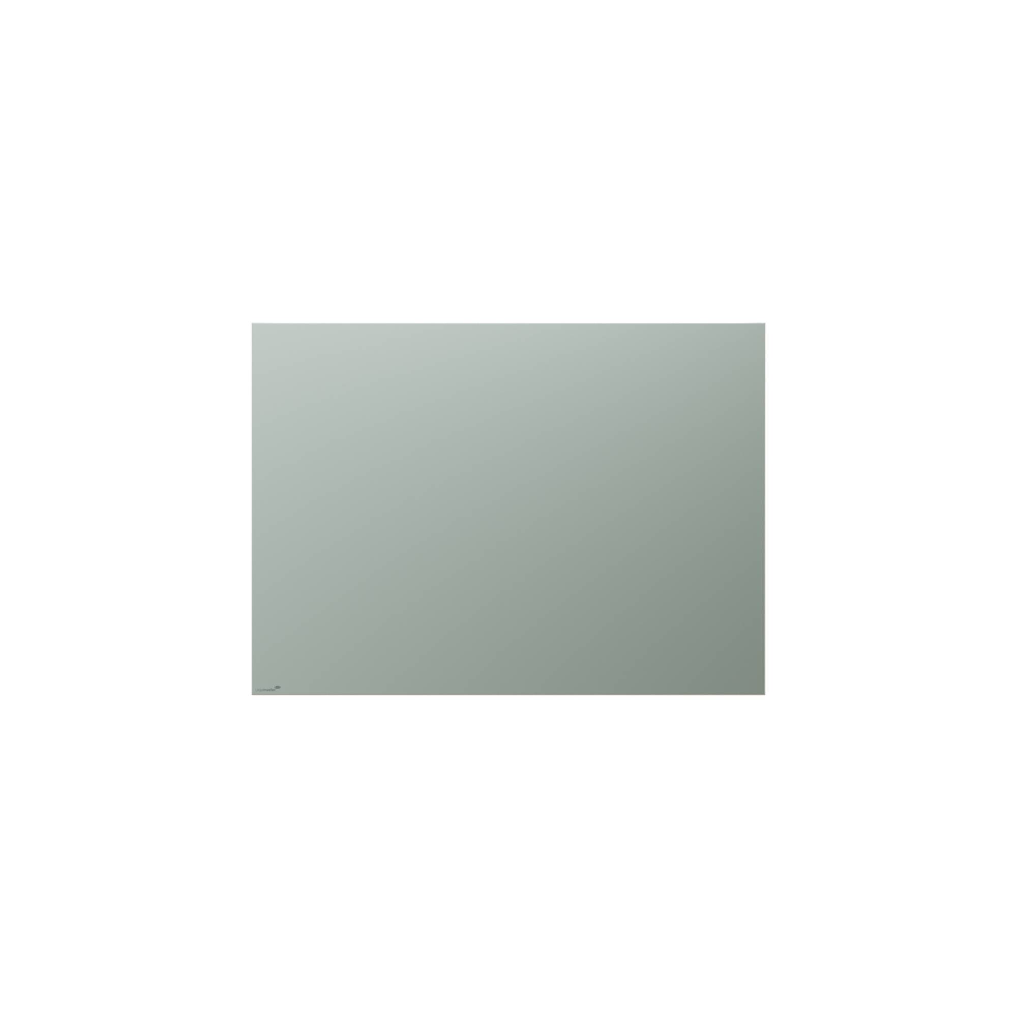 Frameless glassboard - rechte hoeken - 90x120 cm - Sage Green