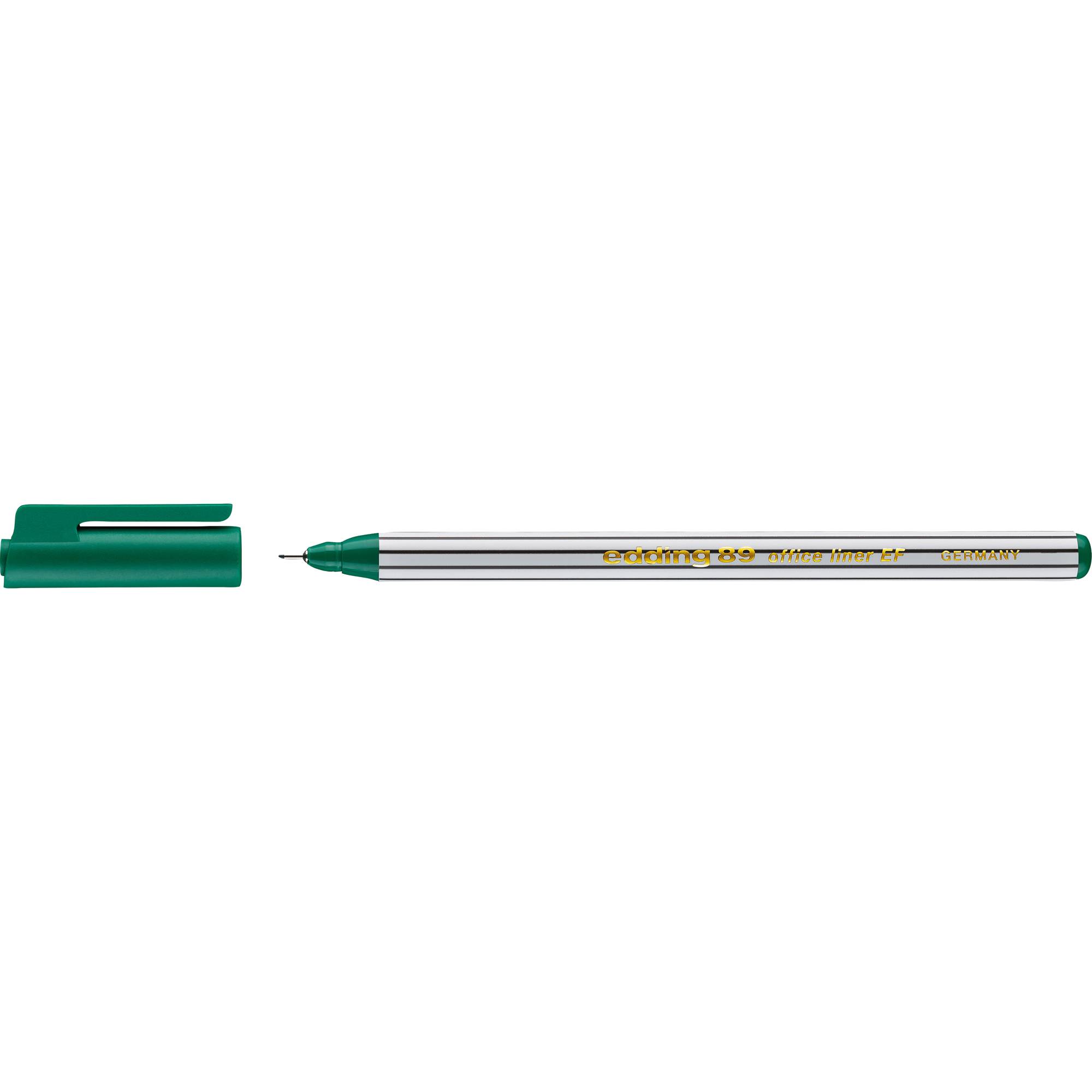 Edding 89 office liner EF 4-89004 Rollerballpen Zwart-wit 1 stuk(s)