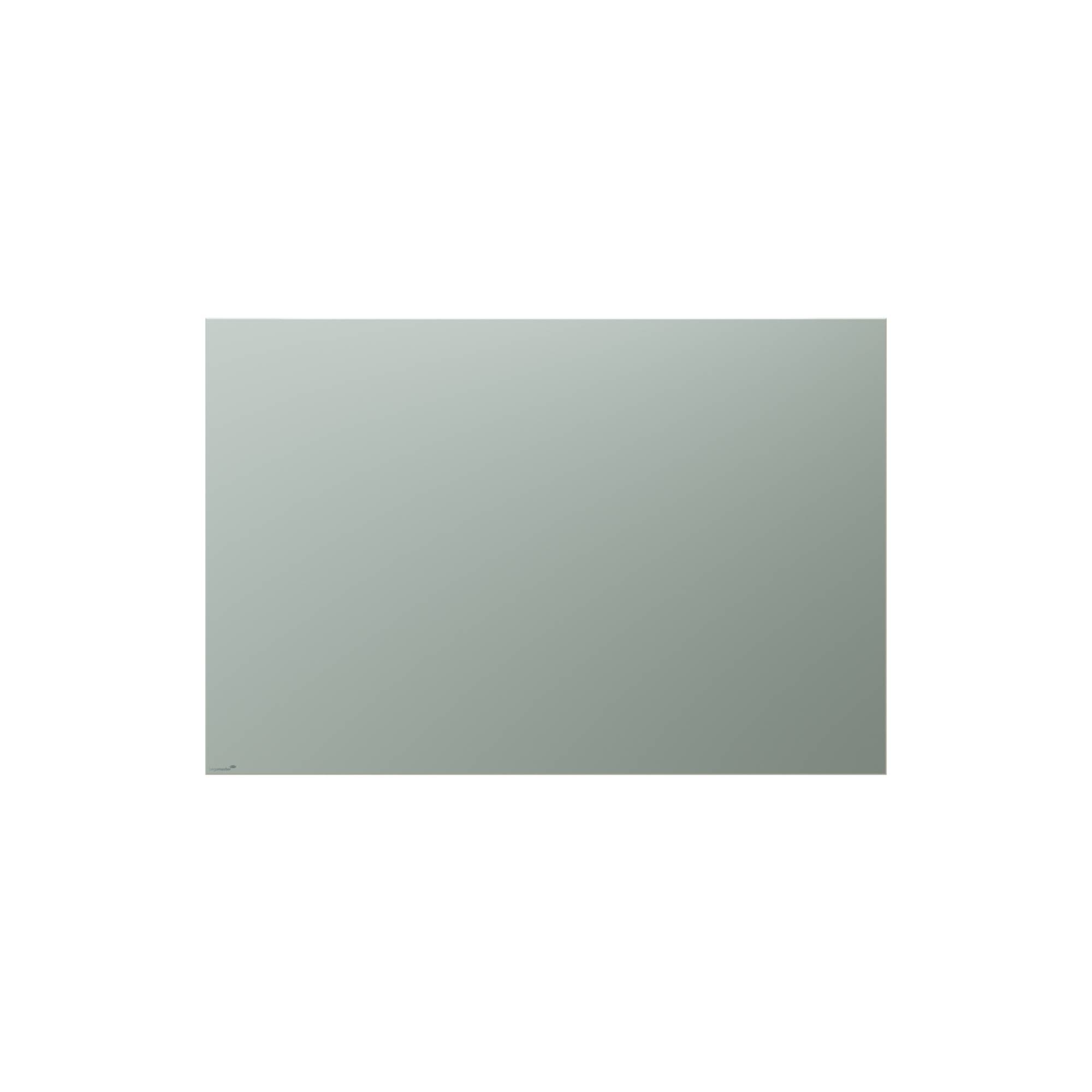 Frameless glassboard - rechte hoeken - 100x150 cm - Sage Green