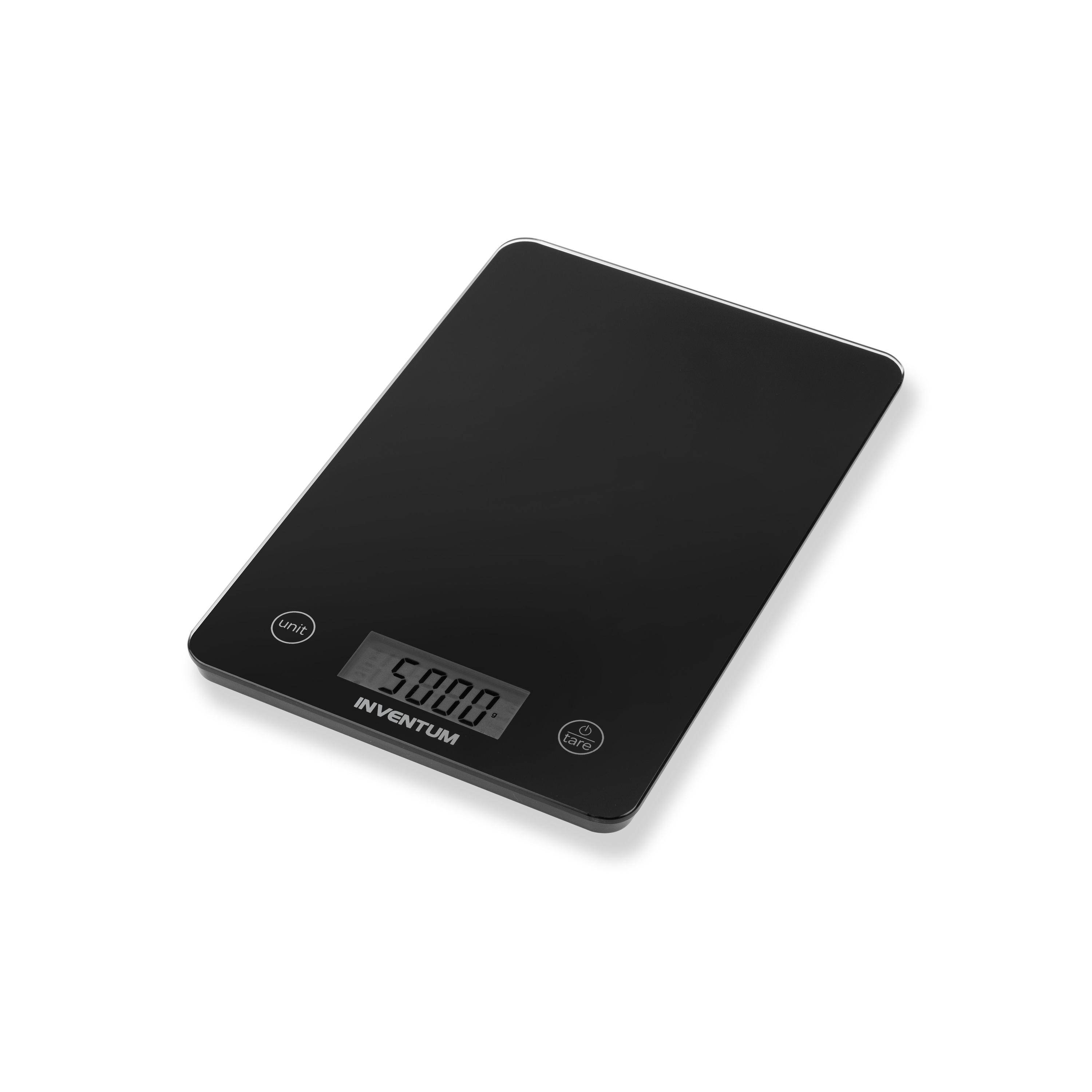 Keukenweegschaal Inventum tot 5 kilogram zwart-0