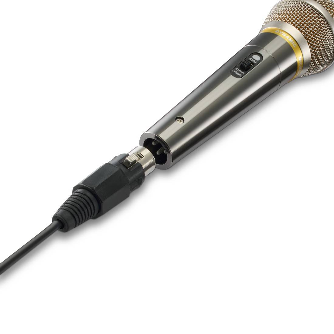 Hama Dynamische Microfoon Vocal Pro, 6,35 mm Kabel, 3 m, Aan/Uit Schakelaar-0