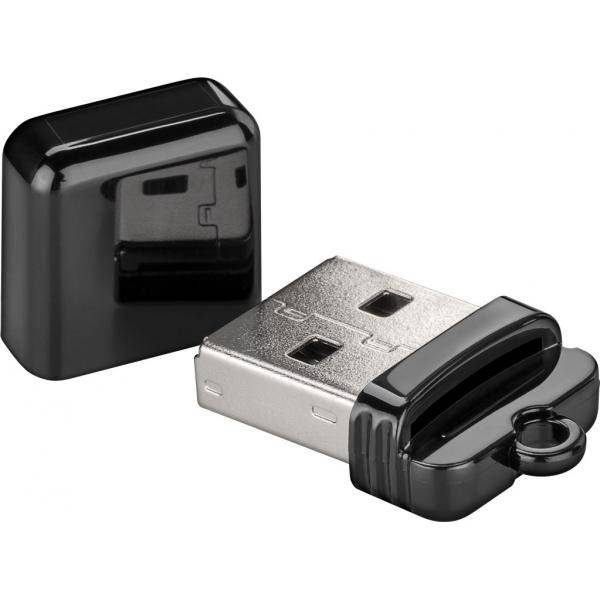 Goobay USB Cardreader met USB-A connector en 1 kaartsleuf - voor Micro SD/TF - USB2.0-0