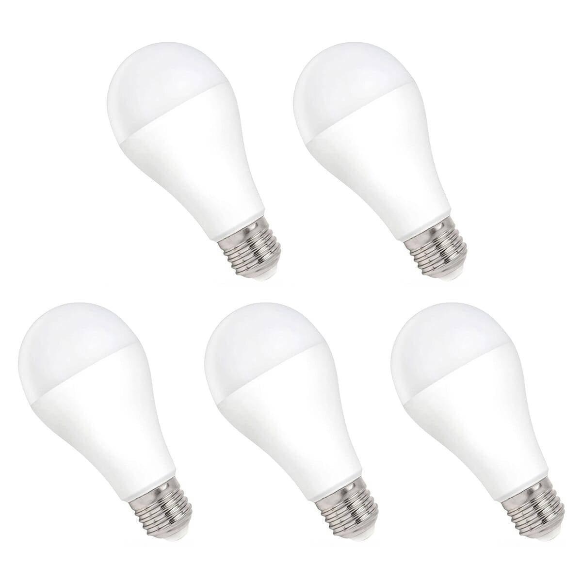 Spectrum LED Peerlamp A60 E27 Mat - 15W 1550lm 4000K - Neutraalwit - Vervangt 101W - 5 stuks