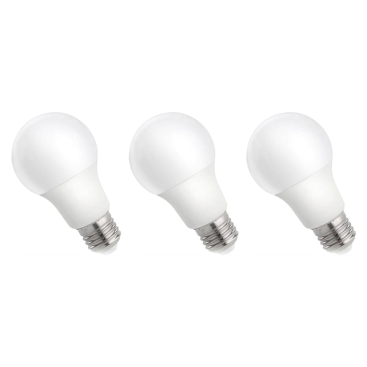 Spectrum LED Peerlamp A60 E27 Mat - 7W 620lm 6000K - Koudwit - Vervangt 50W - 3 stuks-0