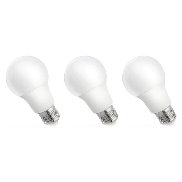 Spectrum LED Peerlamp A60 E27 Mat - 7W 620lm 6000K - Koudwit - Vervangt 50W - 3 stuks