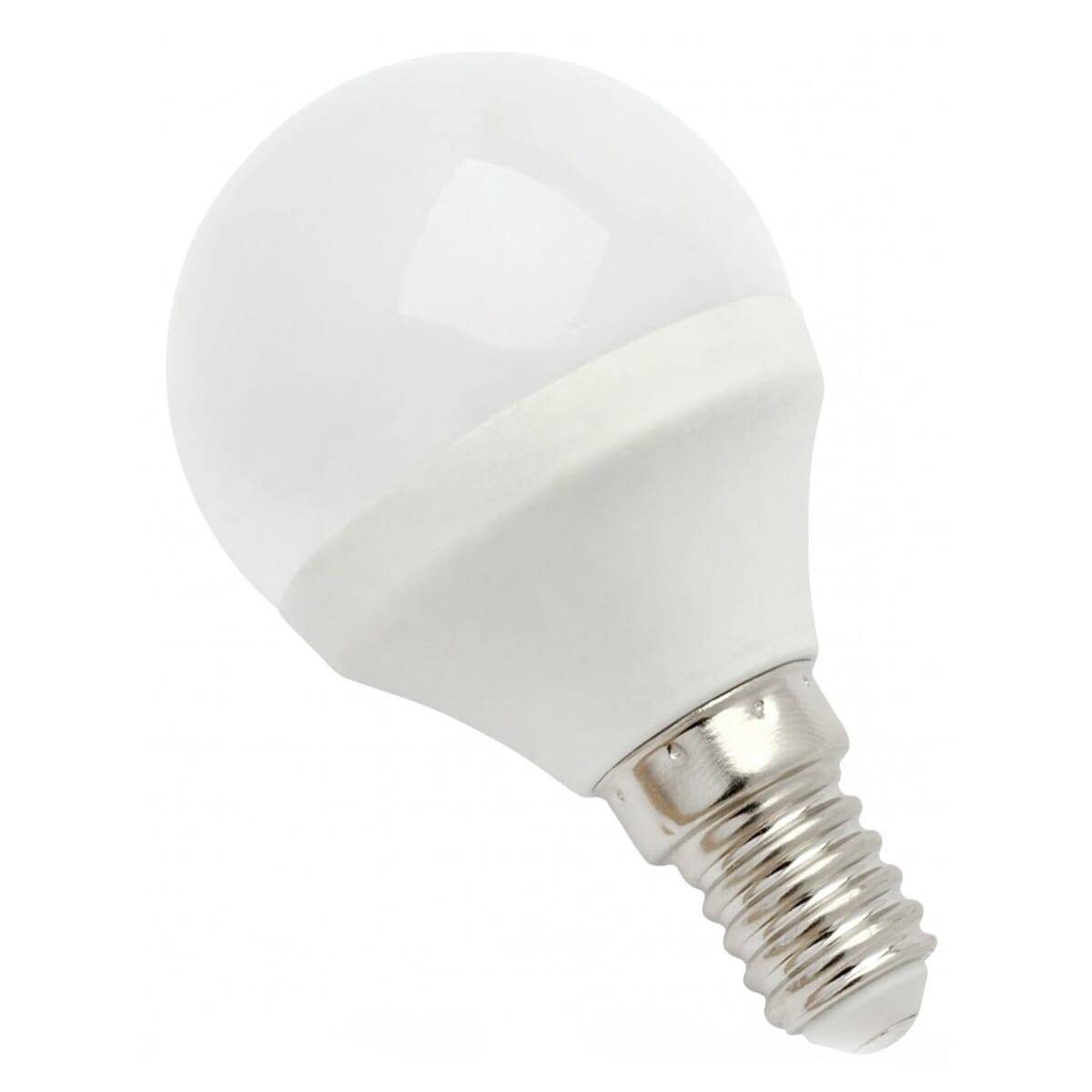 Spectrum LED Kogellamp P45 E14 Mat - 6W 520lm 3000K - Warmwit - Vervangt 45W-0