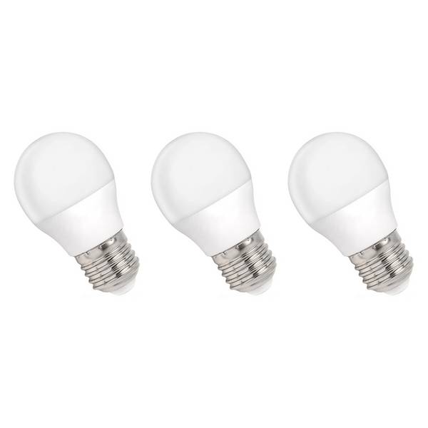 Spectrum LED Kogellamp P45 E27 Mat - 6W 520lm 3000K - Warmwit - Vervangt 45W - 3 stuks