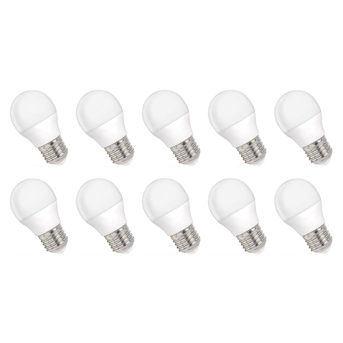 Spectrum LED Kogellamp P45 E27 Mat - 4W 340lm 4000K - Neutraalwit - Vervangt 31W - 10 stuks-0