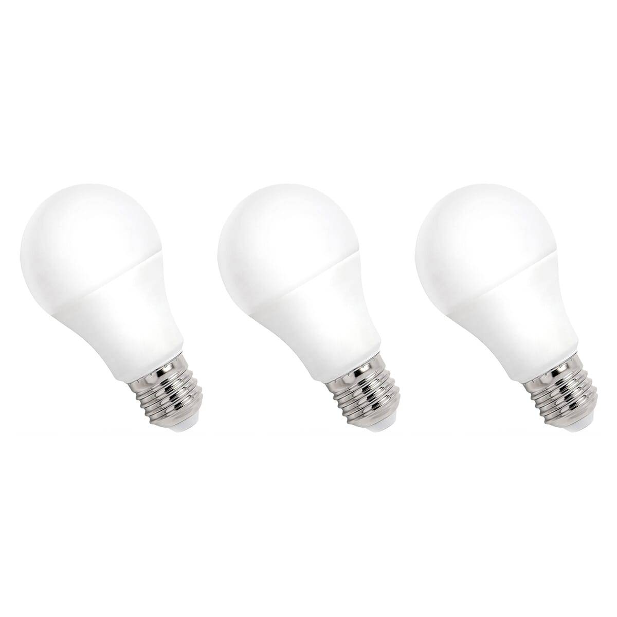 Spectrum LED Peerlamp A60 E27 Mat - 13W 1370lm 6000K - Koudwit - Vervangt 88W - 3 stuks-0
