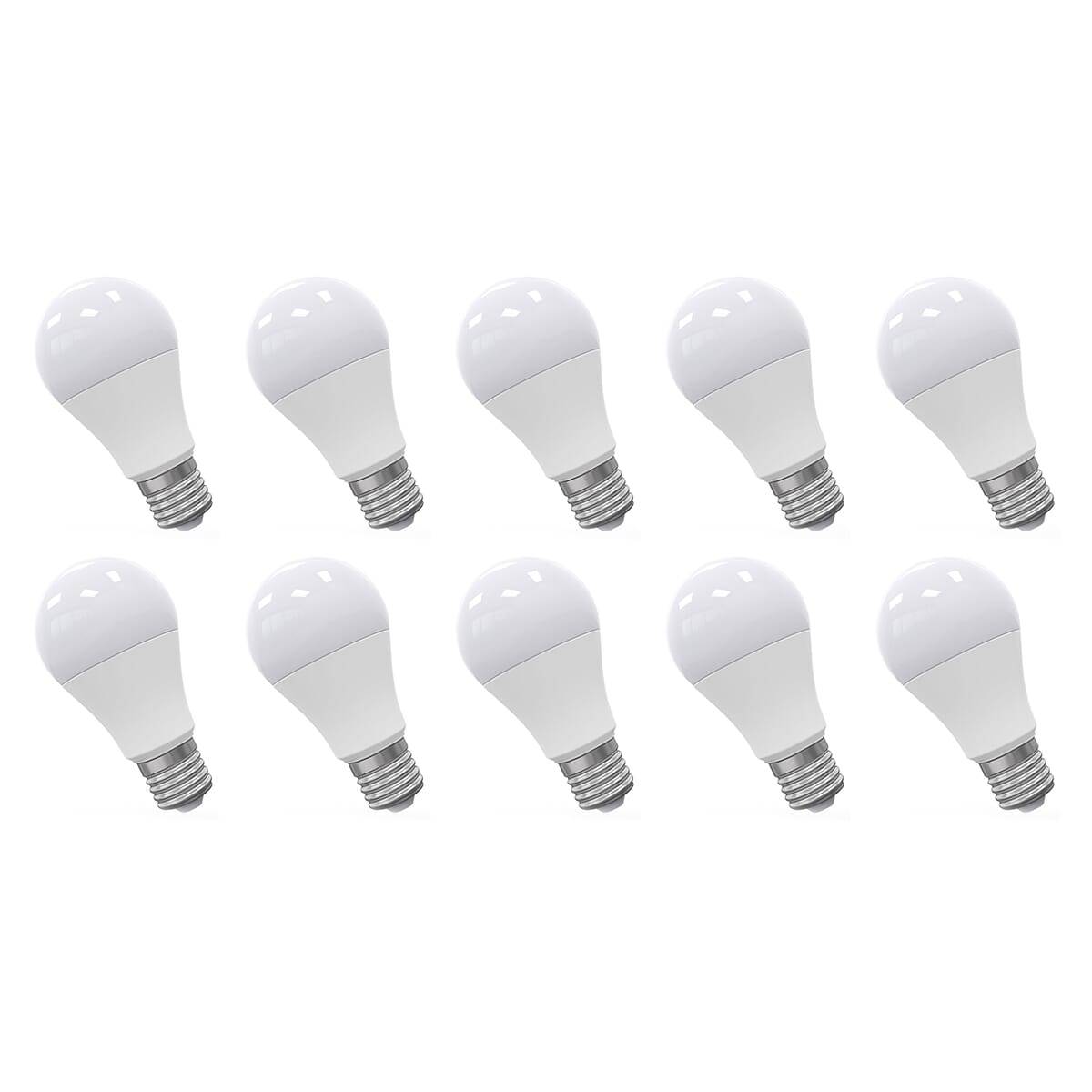 Spectrum LED Peerlamp A60 E27 Mat - 11W 1050lm 3000K - Warmwit Dimbaar - Vervangt 110W - 10 stuks