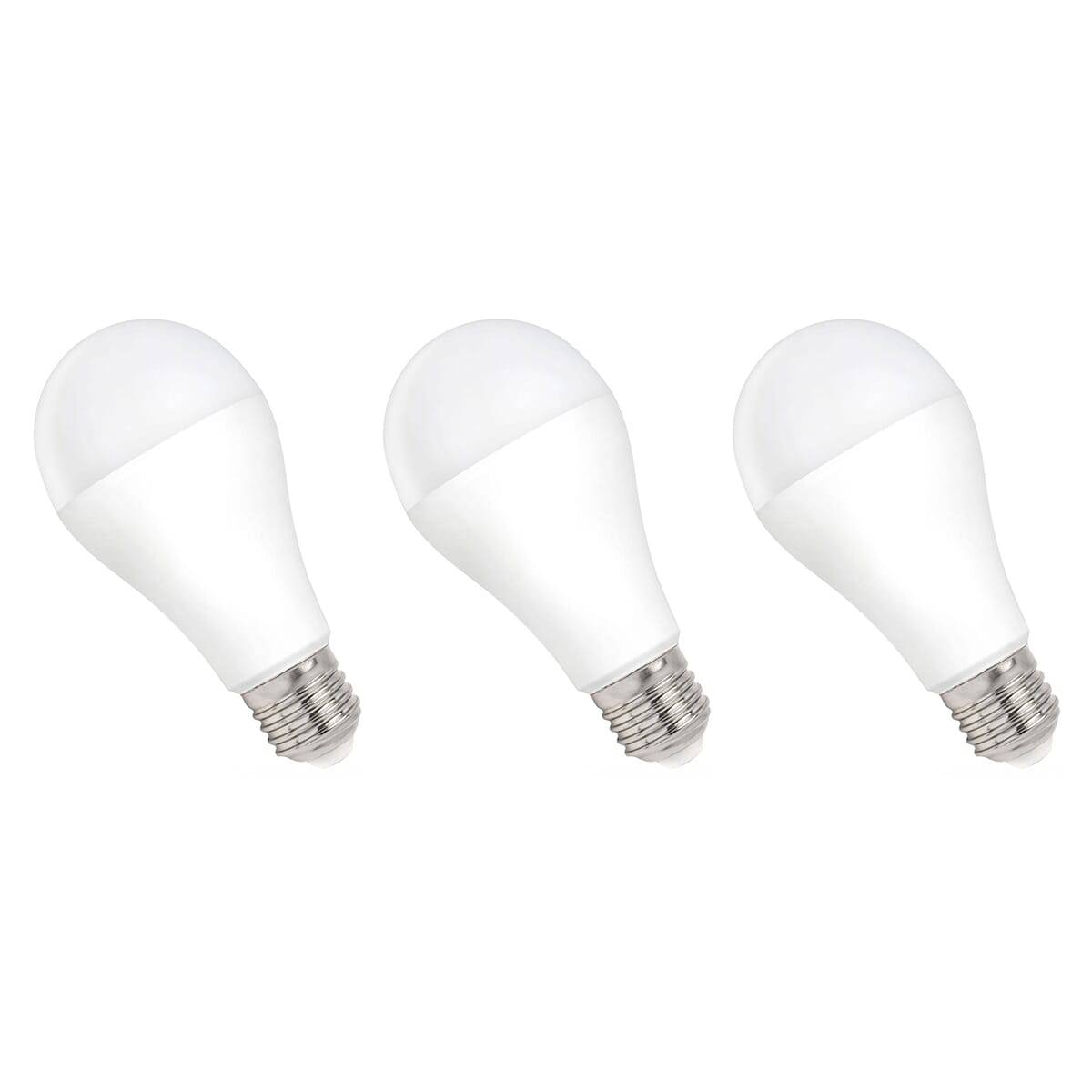 Spectrum LED Peerlamp A60 E27 Mat - 15W 1550lm 4000K - Neutraalwit - Vervangt 101W - 3 stuks-0