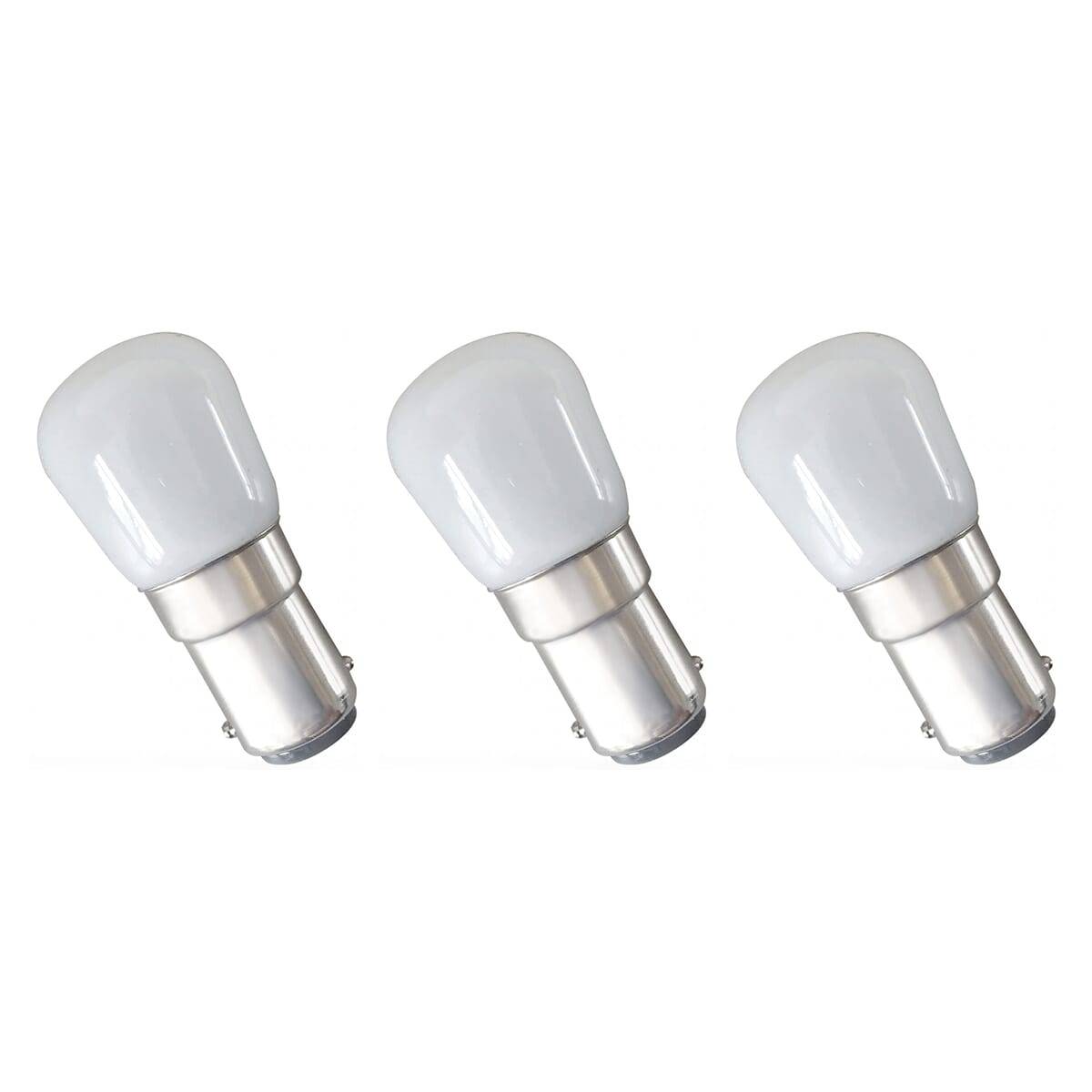 Spectrum LED Buislamp T25 BA15d Mat - 1.5W 140lm 3000K - Warmwit - Vervangt 15W - 3 stuks-0