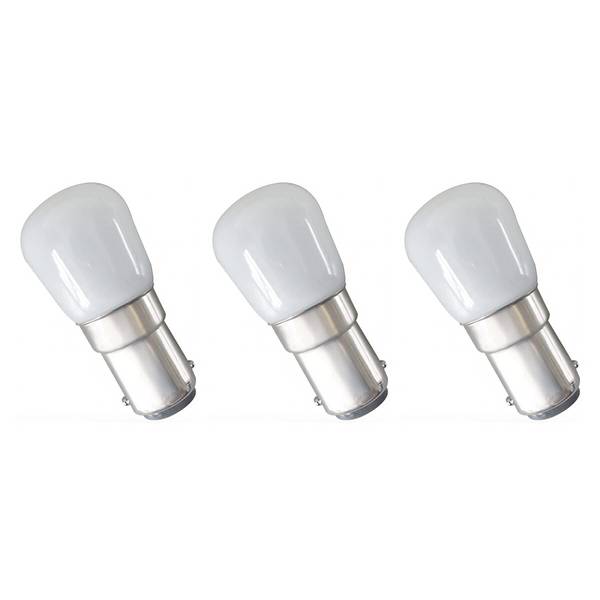Spectrum LED Buislamp T25 BA15d Mat - 1.5W 140lm 3000K - Warmwit - Vervangt 15W - 3 stuks
