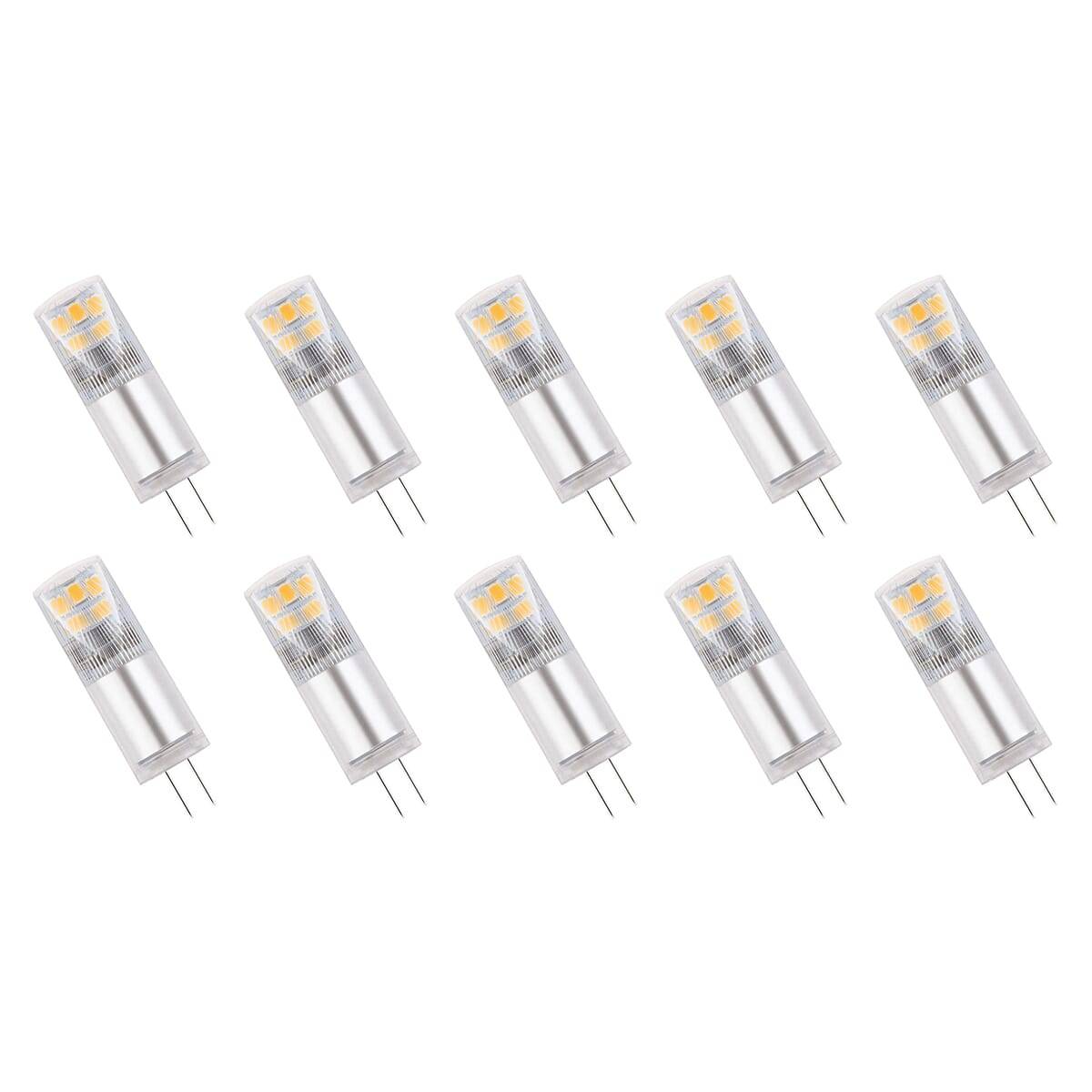 Spectrum LED Insteeklamp G4 Helder - 2.5W 280lm 4000K - Neutraalwit - Vervangt 27W - 12V - 10 stuks-0