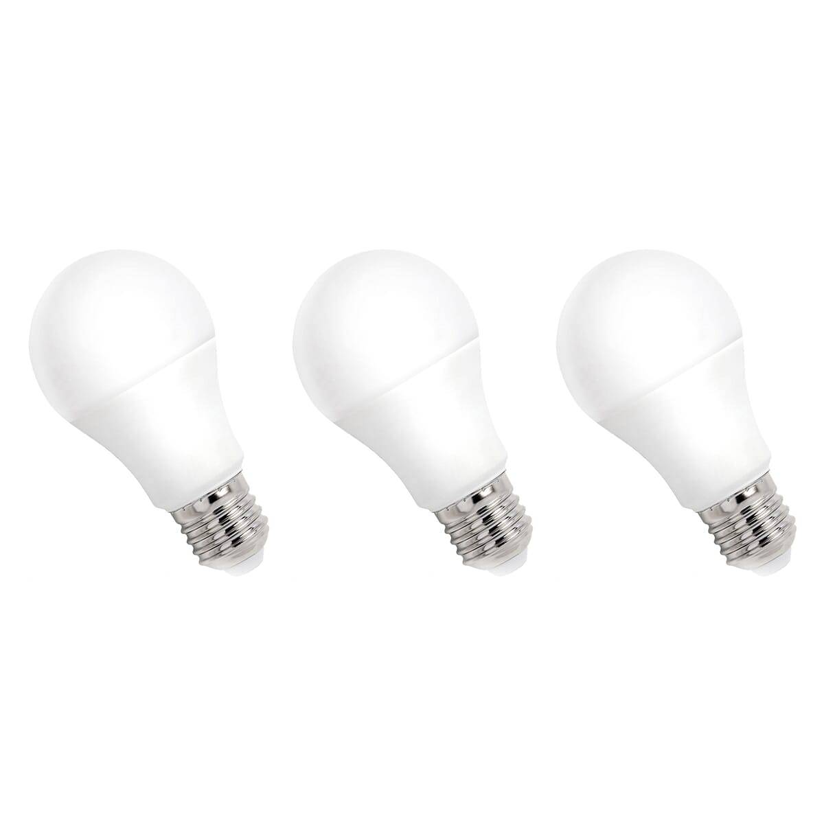 Spectrum LED Peerlamp A60 E27 Mat - 13W 1270lm 3000K - Warmwit - Vervangt 86W - 3 stuks-0