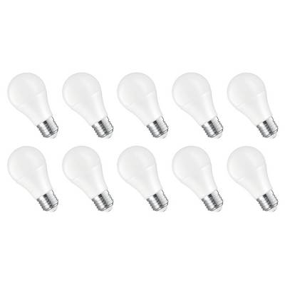 Spectrum LED Peerlamp A60 E27 Mat - 10W 1100lm 4000K - Neutraalwit - Vervangt 76W - 24V - 10 stuks-0