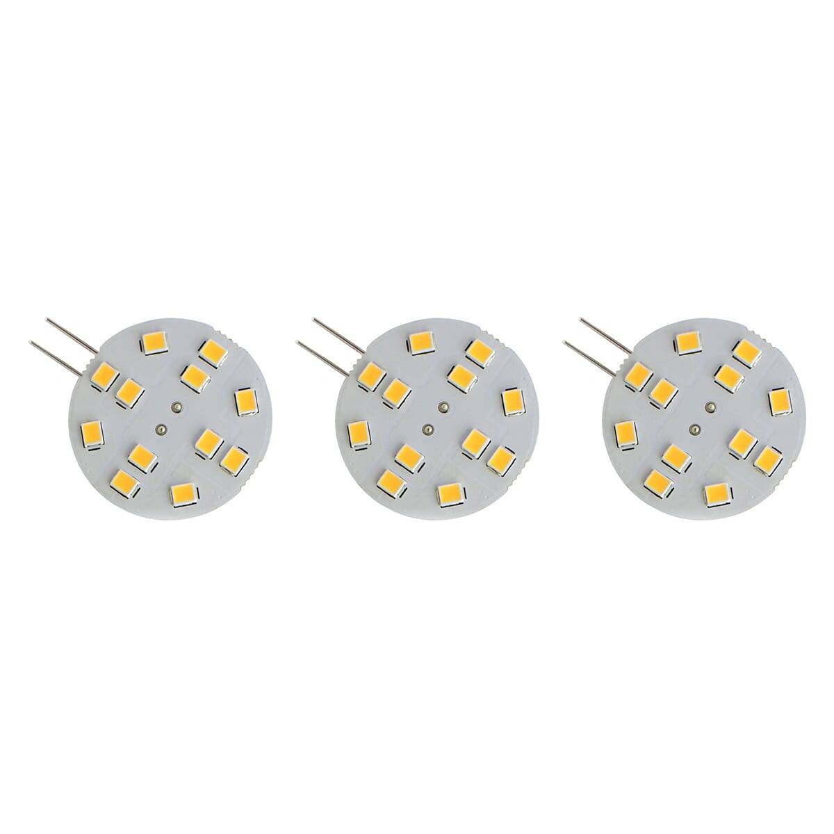Spectrum LED Insteeklamp G4 Helder - 2W 190lm 3000K - Warmwit - Vervangt 19W - 12V - 3 stuks-0