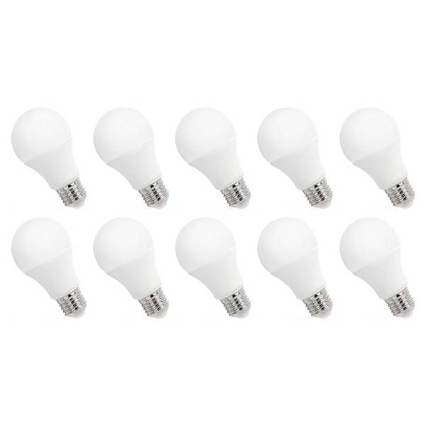 Spectrum LED Peerlamp A60 E27 Mat - 4.9W 450lm 3000K - Warmwit - Vervangt 38W - 10 stuks