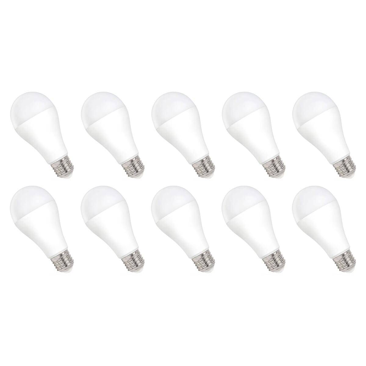 Spectrum LED Peerlamp A60 E27 Mat - 15W 1550lm 4000K - Neutraalwit - Vervangt 101W - 10 stuks-0