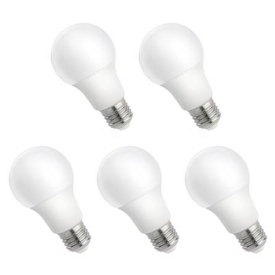 Spectrum LED Peerlamp A60 E27 Mat - 9W 840lm 6000K - Koudwit - Vervangt 62W - 5 stuks-0