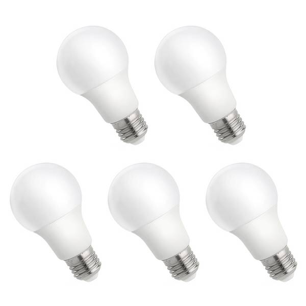 Spectrum LED Peerlamp A60 E27 Mat - 9W 840lm 6000K - Koudwit - Vervangt 62W - 5 stuks