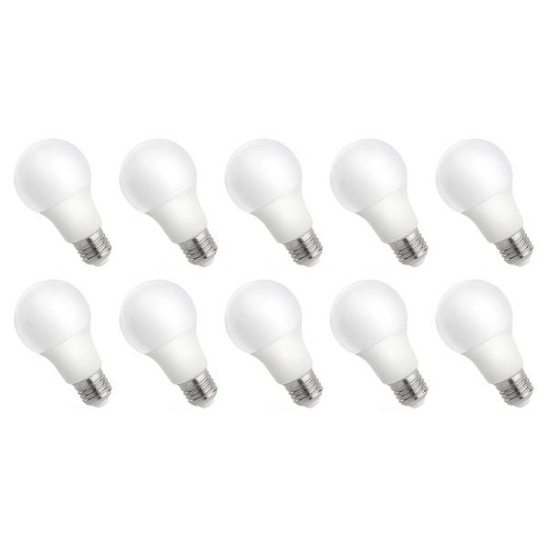 Spectrum LED Peerlamp A60 E27 Mat - 7W 600lm 3000K - Warmwit - Vervangt 47W - 10 stuks