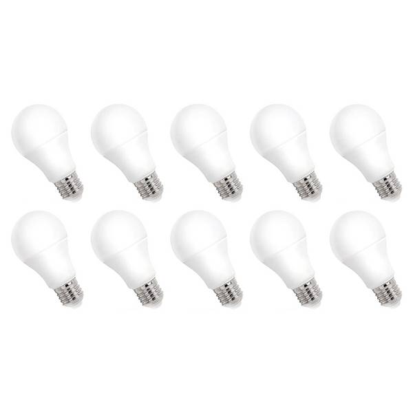 Spectrum LED Peerlamp A60 E27 Mat - 13W 1270lm 3000K - Warmwit - Vervangt 86W - 10 stuks
