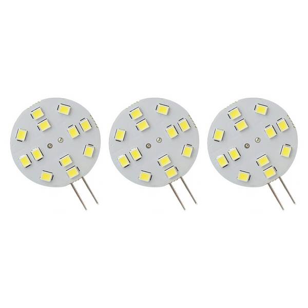 Spectrum LED Insteeklamp G4 Helder - 2W 230lm 6000K - Koudwit - Vervangt 23W - 12V - 3 stuks