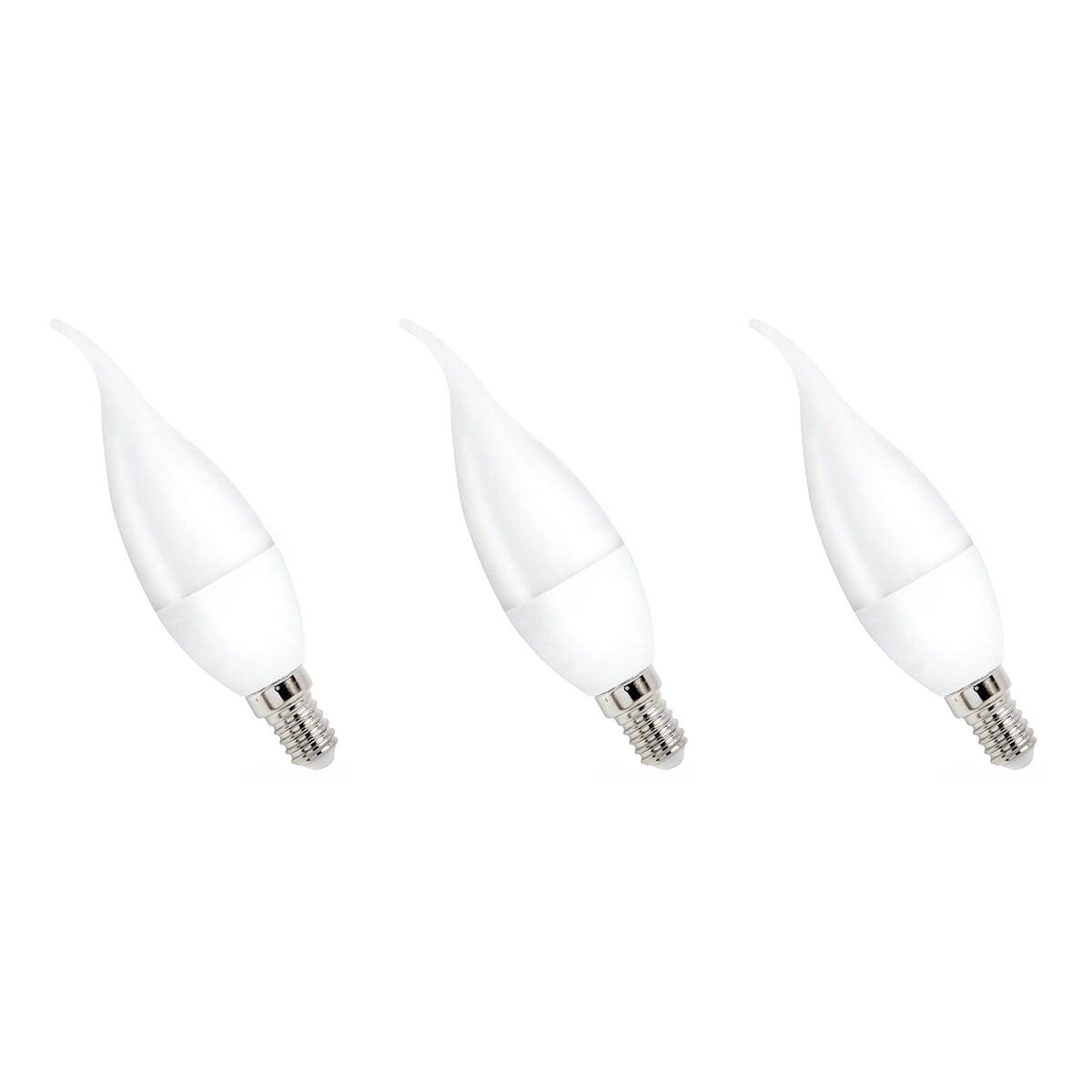 Spectrum LED Kaarslamp C35 E14 Helder - 8W 710lm 3000K - Warmwit - Vervangt 80W - 3 stuks-0
