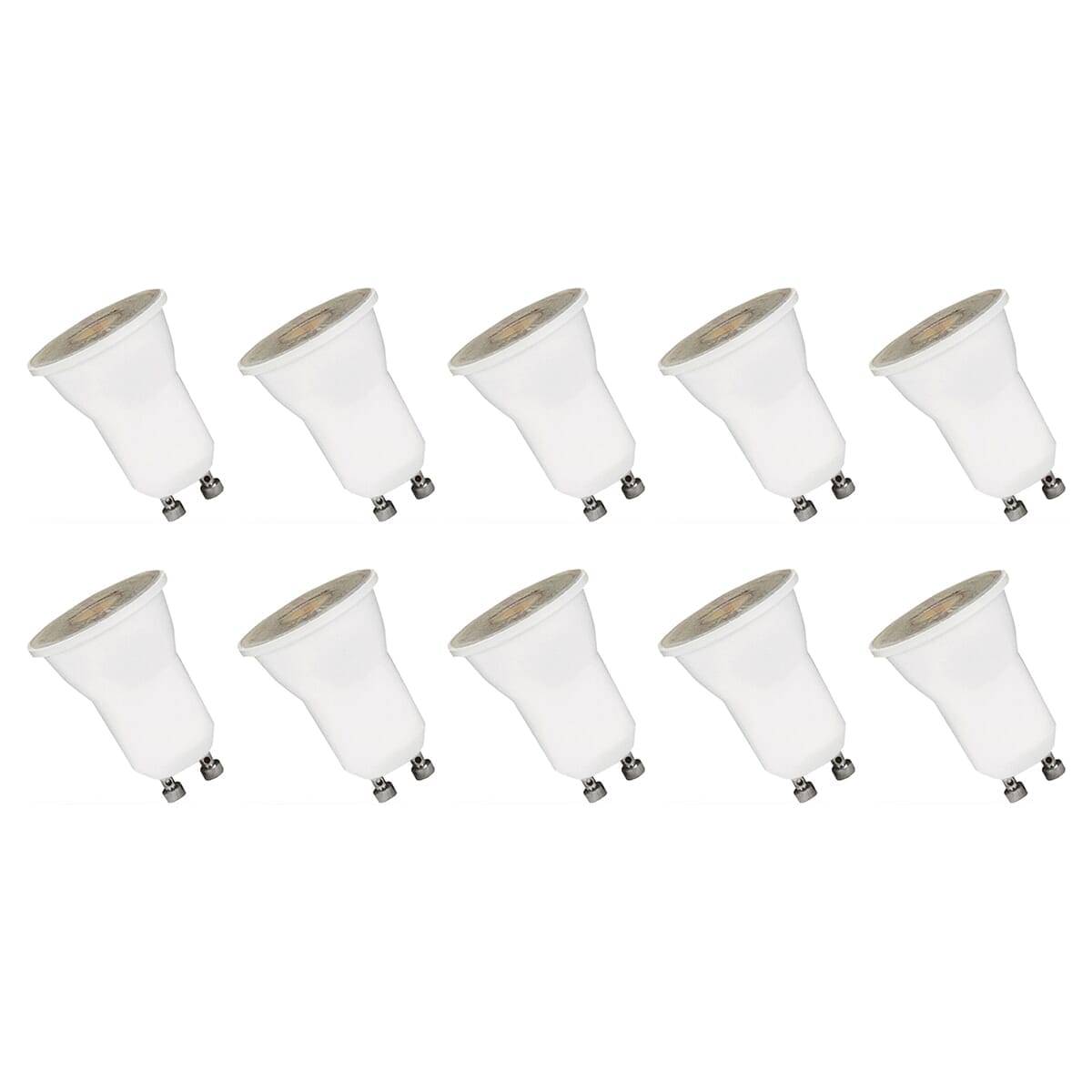 Spectrum LED Spot PAR16 GU10 Helder - 2W 120lm 4000K - Neutraalwit - Vervangt 20W - 10 stuks