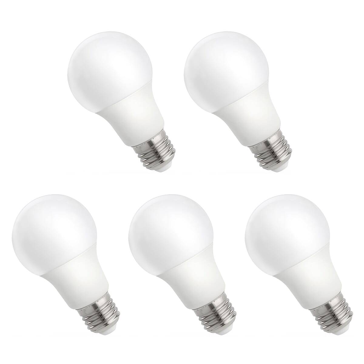 Spectrum LED Peerlamp A60 E27 Mat - 7W 600lm 3000K - Warmwit - Vervangt 47W - 5 stuks-0