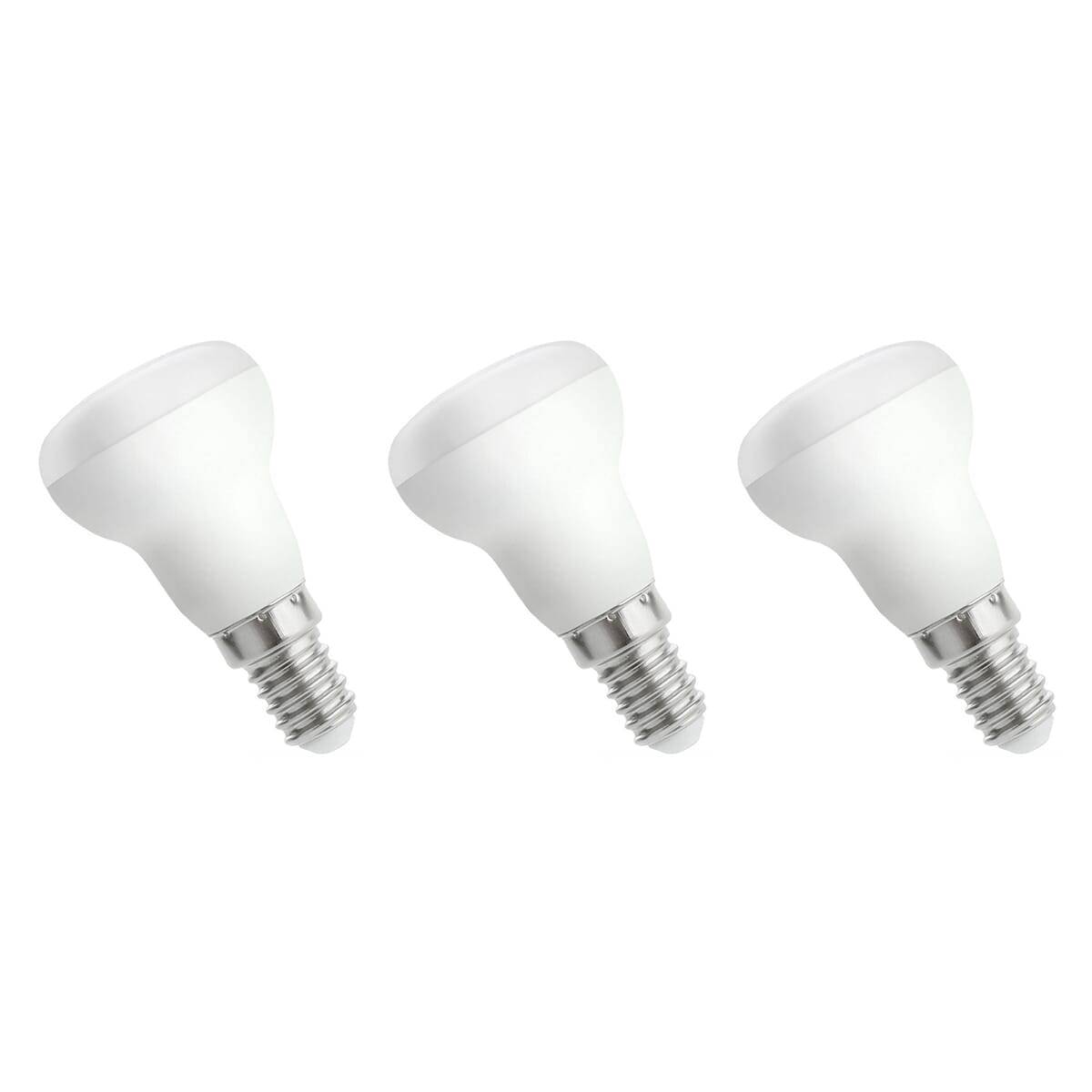 Spectrum LED Reflectorlamp R63 E14 Mat - 3W 180lm 3000K - Warmwit - Vervangt 30W - 3 stuks
