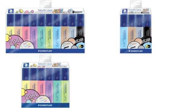 Markeerstift Staedtler 364 Textsurfer pastel set à 6 stuks assorti-9